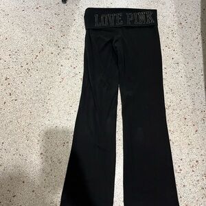 PINK Victoria's Secret Black Yoga Leggings